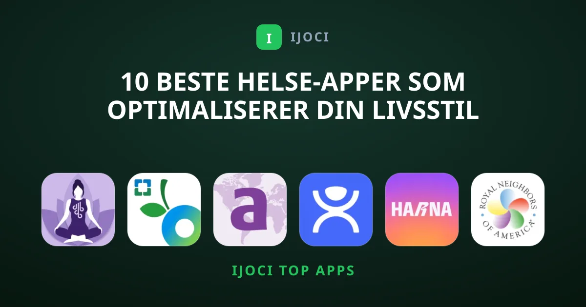 10 beste Helse-apper som optimaliserer din livsstil
